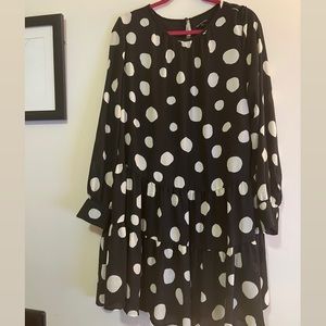XL polka dot dress